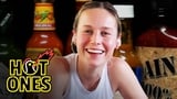 Brie Larson Takes On a New Form While Eating Spicy Wings