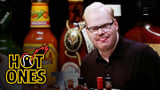 Jim Gaffigan Rediscovers His Flop Sweat Eating Spicy Wings