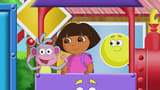 Dora verfolgt den Formenzug