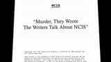 Murder, They Wrote - The Writers Talk About NCIS