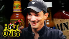Ashton Kutcher Gets an Endorphin Rush While Eating Spicy Wings