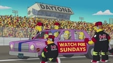 Join The Simpsons at the Daytona 500