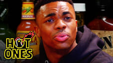 Vince Staples Delivers Hot Takes While Eating Spicy Wings
