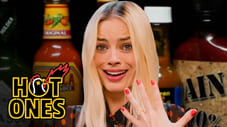 Margot Robbie Pushes Her Limits While Eating Spicy Wings
