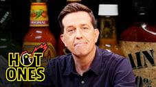 Ed Helms Needs a Mouth Medic While Eating Spicy Wings