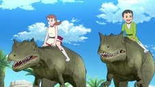 In den Ferien auf einem Dinosaurier reiten