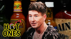 Barry Keoghan Plays Hard to Get While Eating Spicy Wings