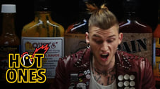 Machine Gun Kelly Talks Diddy, Hangovers, & Amber Rose While Eating Spicy Wings