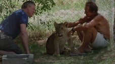 Martin Clunes and a Lion Called Mugie