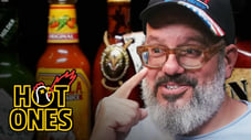 David Cross Embraces the Extremes of Spicy Wings