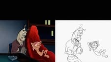 Ren Seeks Help: Pencil Tests and Episode Side By Side