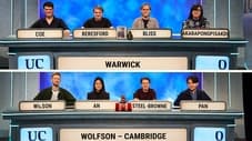 Warwick vs Wolfson College, Cambridge