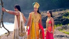 Lord Krishna saves Arjun