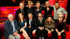 Sir David Attenborough, Gary Lineker, Jessica Chastain, Harry Hill, McBusted