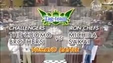 Michiba and Sakai vs The Cuomo Brothers (Tomato Battle)