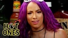 Sasha Banks Bosses Up While Eating Spicy Wings