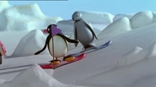 Pingu el snowboarder