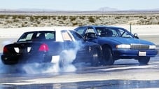 Chevy vs. Ford Cop-Car Thrash Battle!