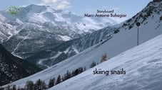 Black slope for gastropod skiers