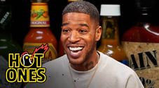 Kid Cudi Goes to the Moon While Eating Spicy Wings