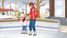 Conni skates on ice