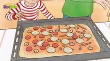 Conni peče pizzu