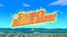 Le badge de course de Sparkle