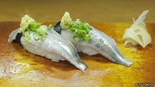 品川區大井町的沙丁魚肉膾與握壽司