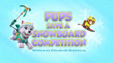 Der Snowboard-Wettbewerb