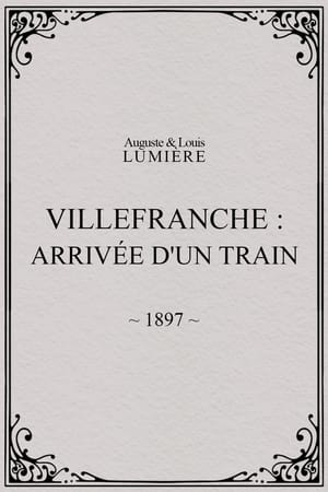 Villefranche : arrivée d'un train
