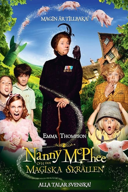Omslag för Nanny McPhee Och Den Magiska Skrällen