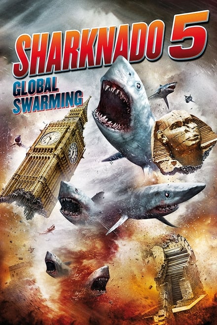 Omslag för Sharknado 5: Global Swarming