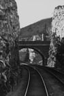 Through Miller's Dale (Near Buxton, Derbyshire) Midland Railway